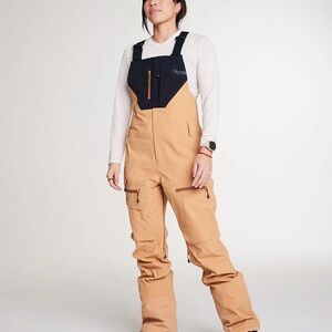 Trew Tan and Black Bib Overalls